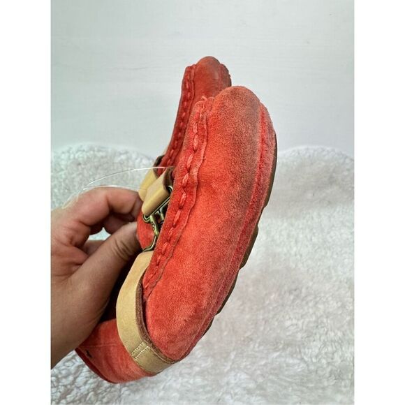 UGG ORANGE AVEN Suede MOCASSIN Driving Loafers! Size 6,5 leather summer fashion - Picture 12 of 14